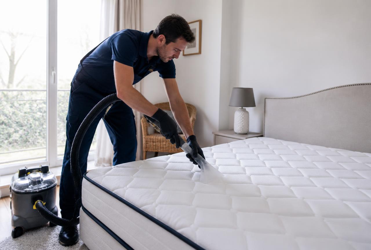 Nettoyage et désinfection de matelas à domicile